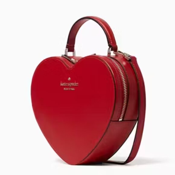 NWT Kate Spade Love Shack Candied Cherry Top Handle Heart Crossbody handbag NWT - Picture 6 of 8